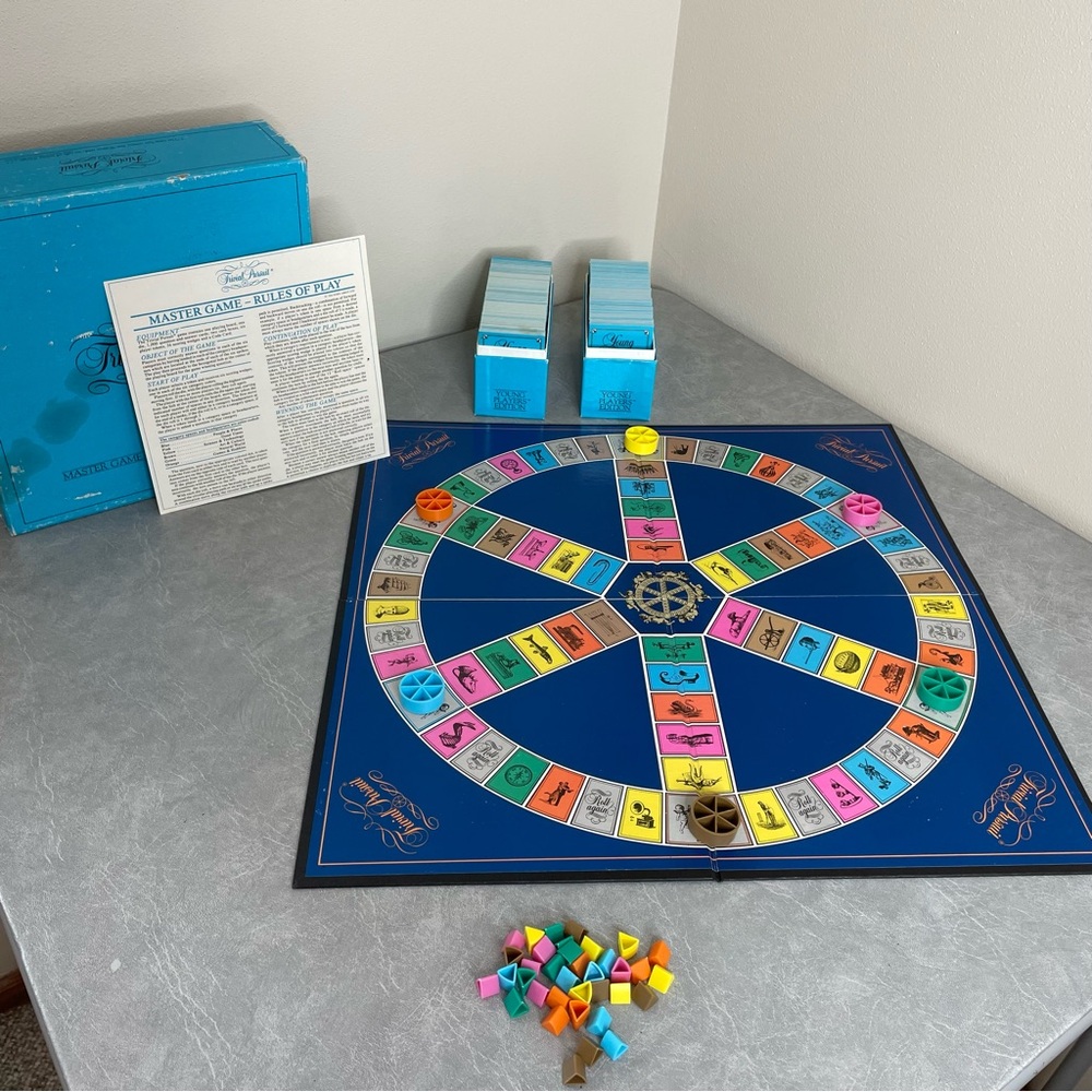 Vintage Trivial Pursuit Master Game ~ Young Players Edition ~ 1984